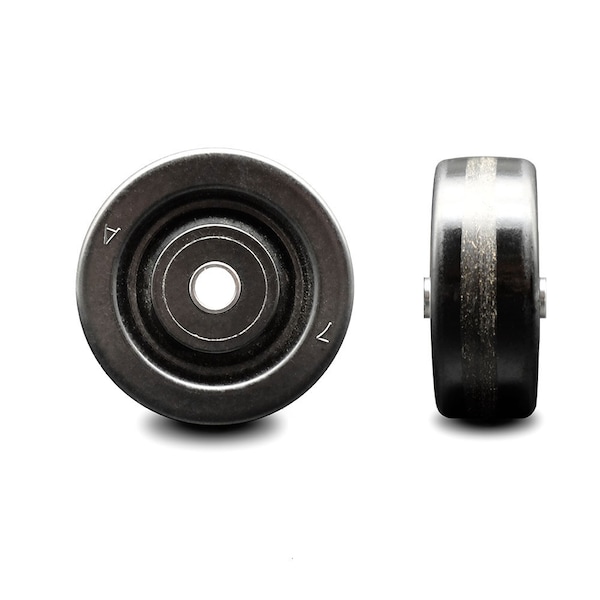 SCC - 3.5" Phenolic Wheel Only - 3/8" Bore - 500 lbs Capacity